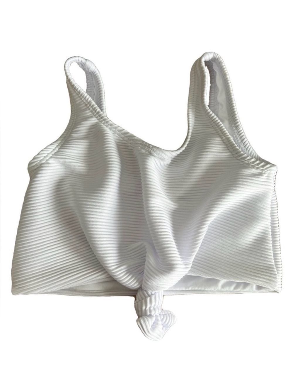 Coral Reef The Mini Traveler Swimsuit Top White Girls 6/7